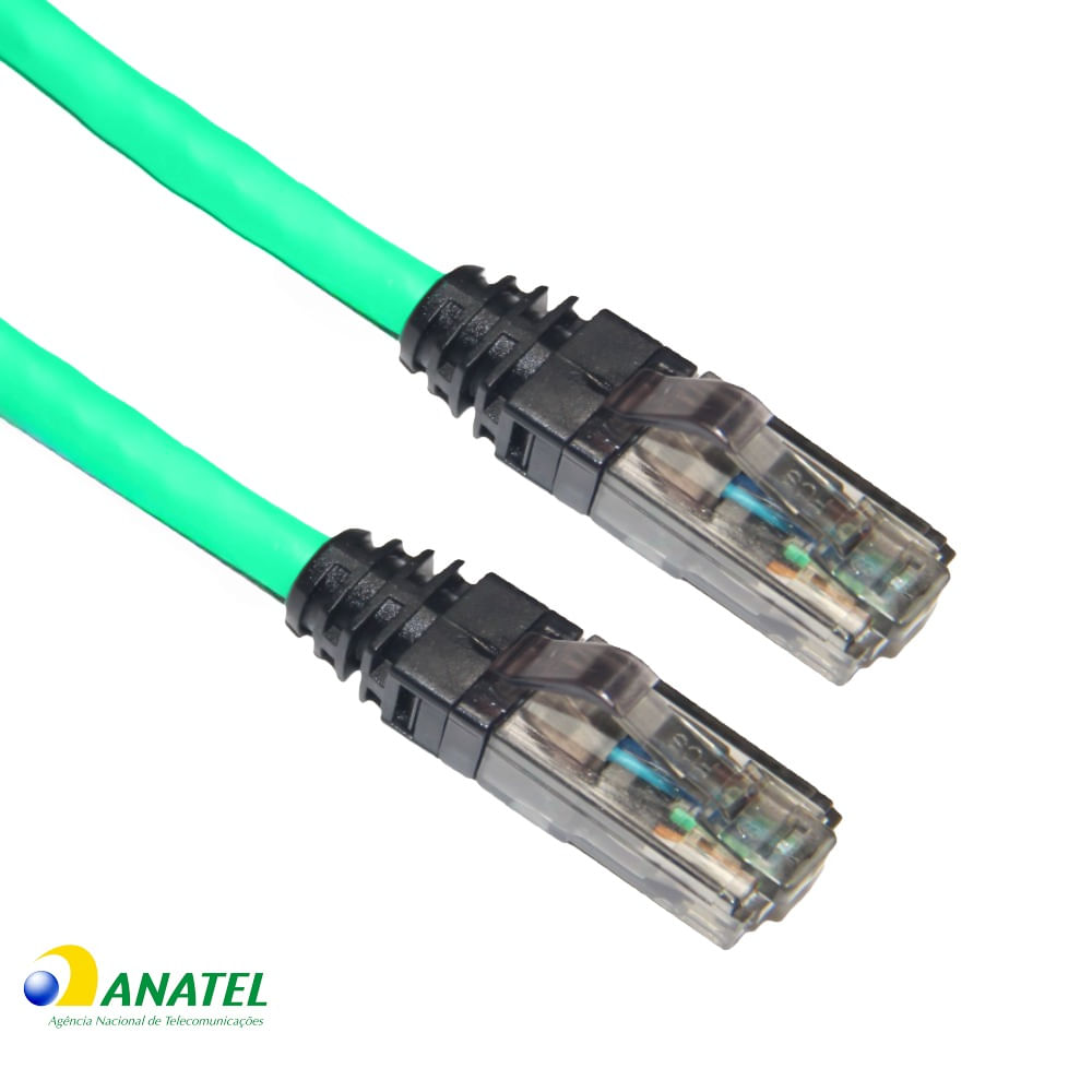 Patch Cord Cat.6 U/UTP CM Gigalan Furukawa Verde 1,50 Metros